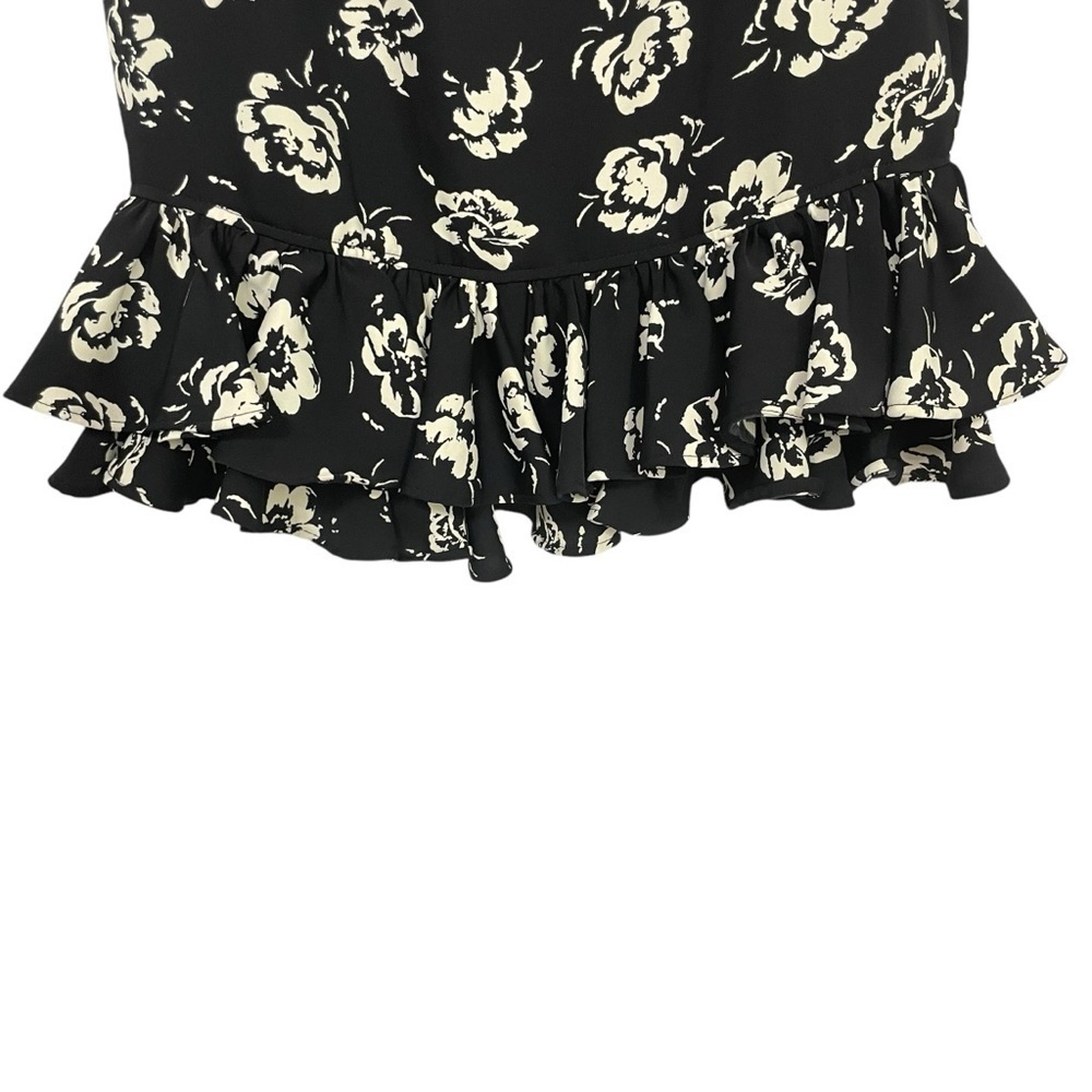 Polo Ralph Lauren Floral Black and Cream ruffle skirt size 4, Spring, Summer - Picture 9 of 16